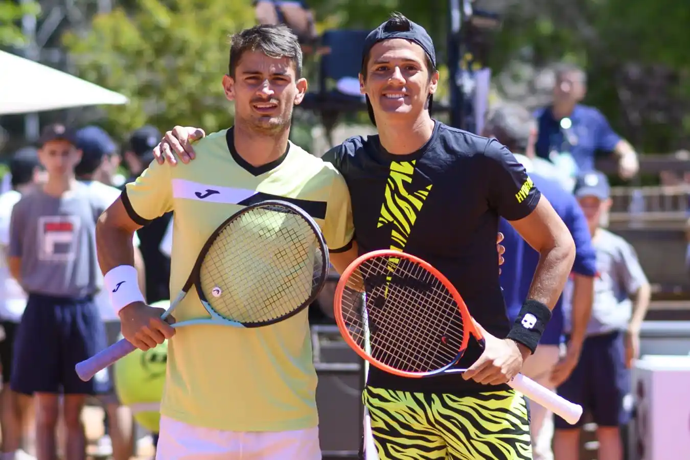 Navone y Coria, los dos finalistas en Buenos Aires.