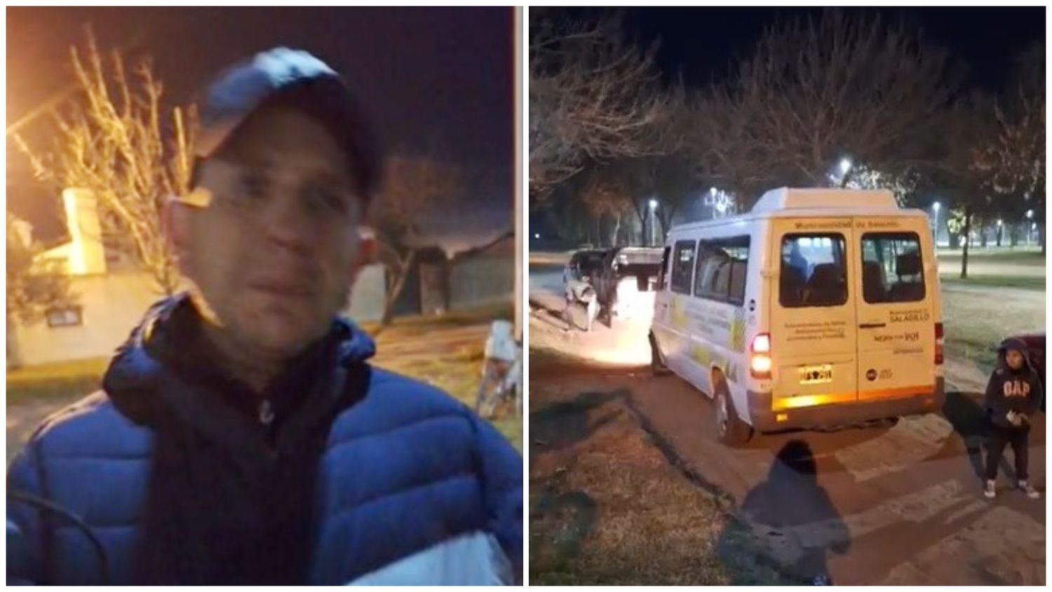 Dramático pedido de ayuda de un matrimonio en situación de calle: ella tiene leucemia y sufren frío polar en Saladillo