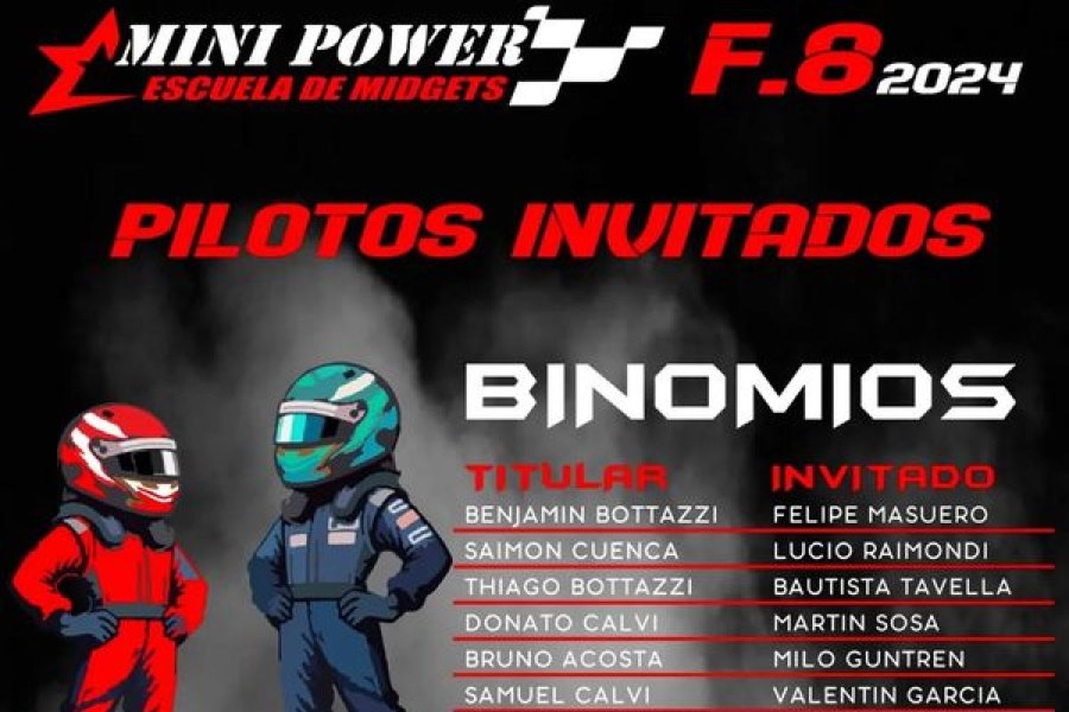 Mini Power: se disputa la Carrera de Invitados