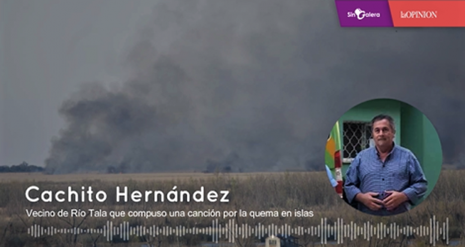 Una canción contra la quema en la zona de islas