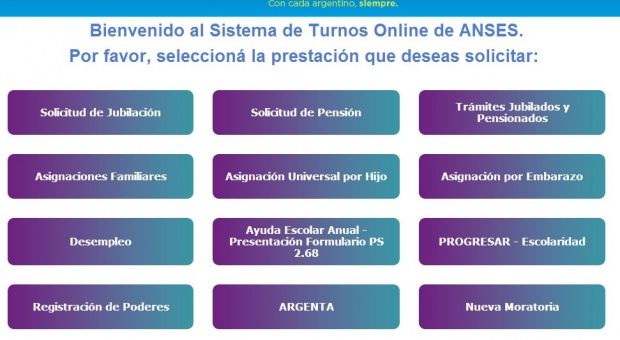 La ANSES lanzó nuevo sistema de turnos web para jubilados