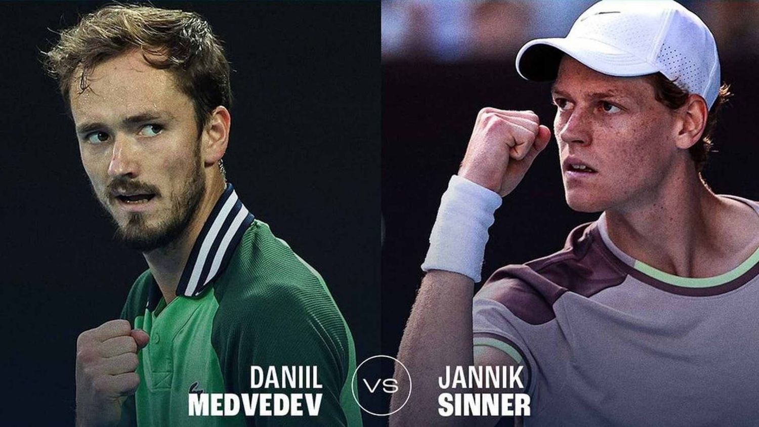 Medvedev y Sinner van por la gloria