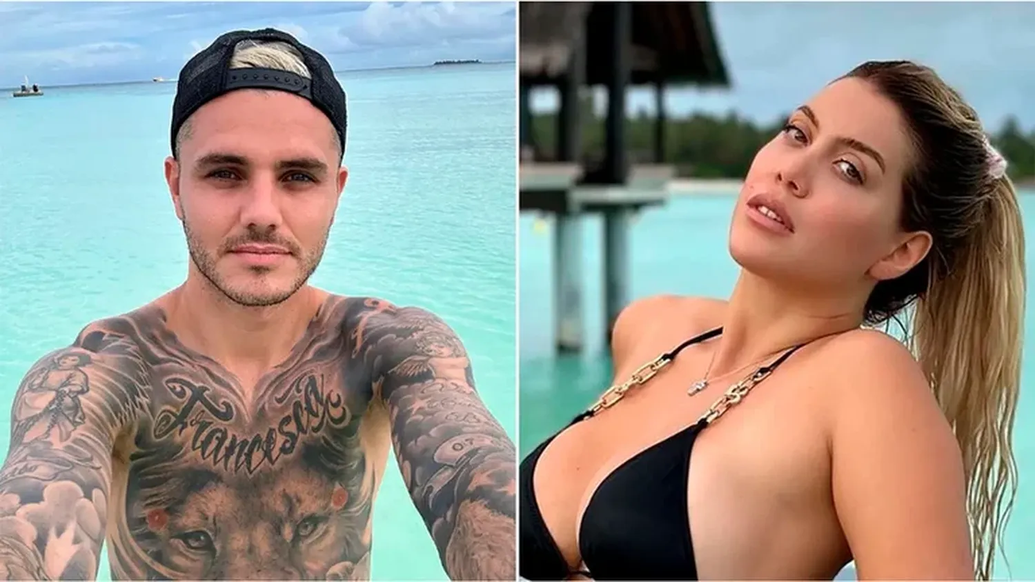 Mauro Icardi y Wanda Nara