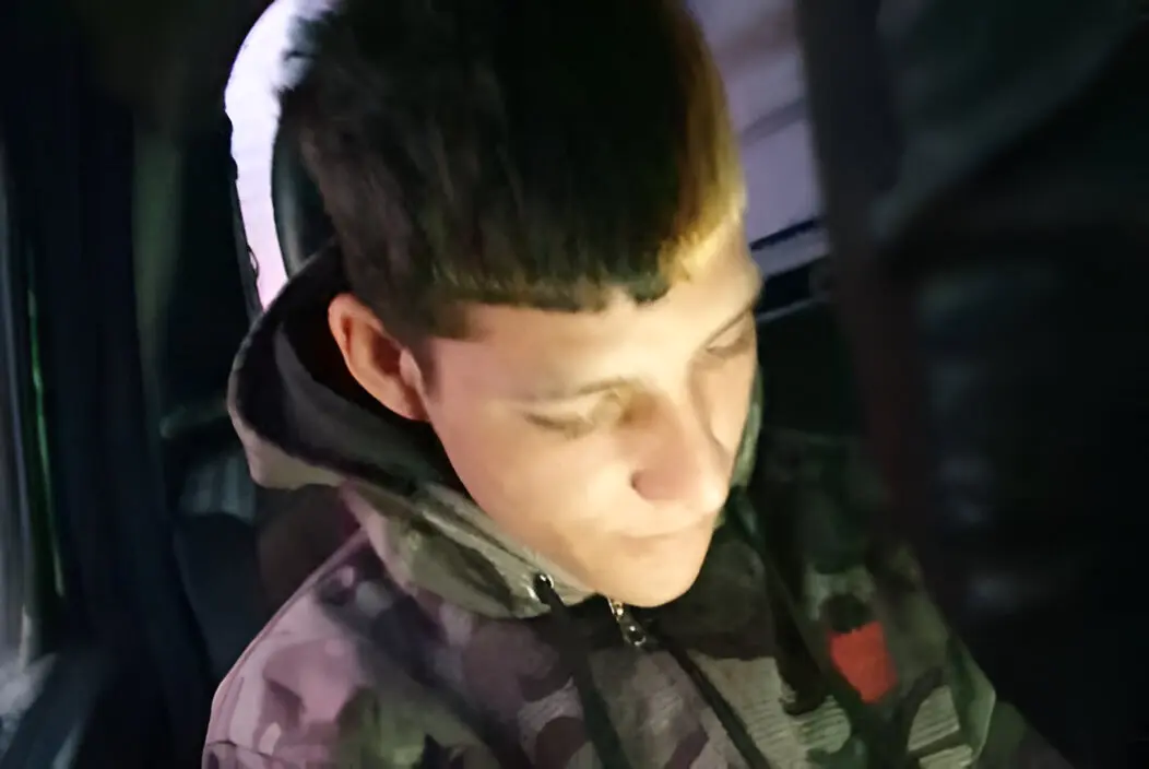 La foto que difundió la hermana de Thiago cuando lo fueron a buscar.