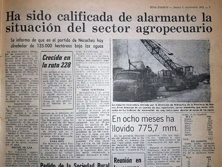 La inundación que advirtió lo que podría ocurrir en el 80