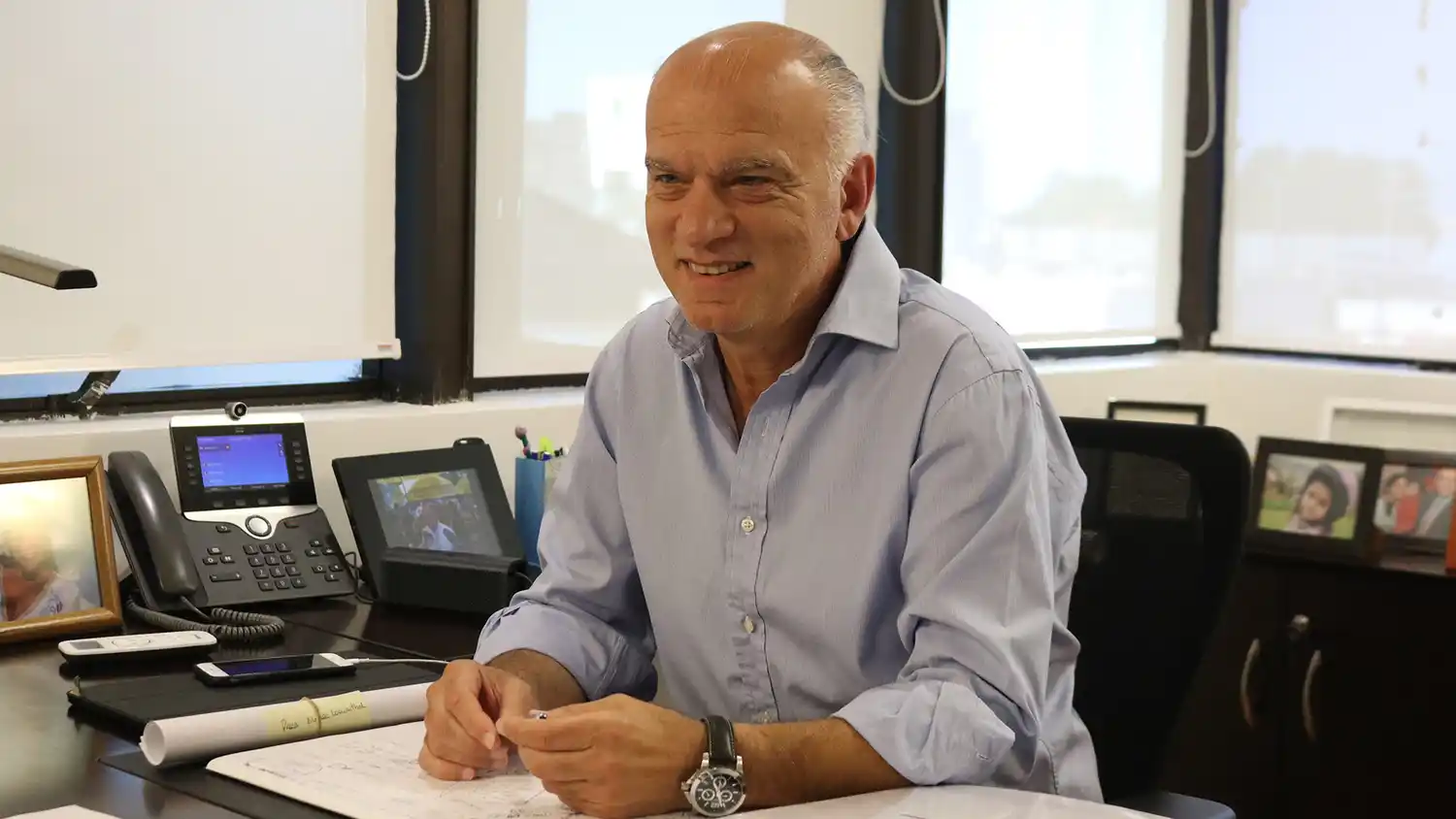 Néstor Grindetti retoma la campaña con un 'Rojo' más aliviado.