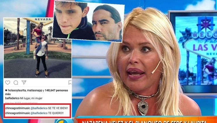 Nazarena contra su hijo: "los borregos son como monos con navajas"