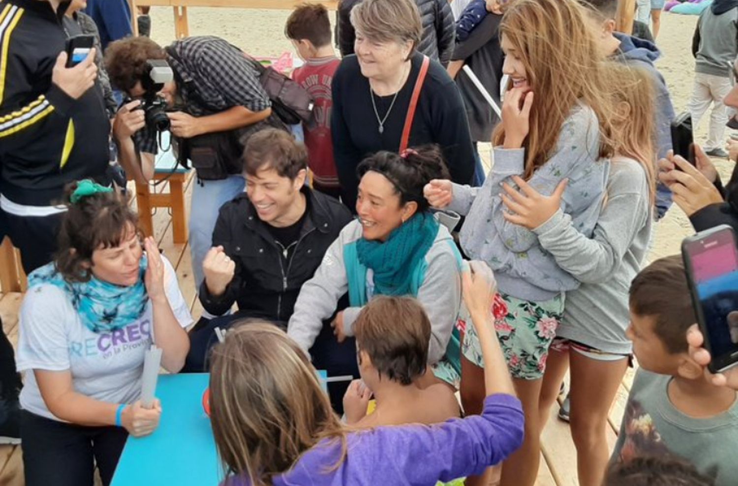 Kicillof visitó junto a Raverta las playas del programa ReCreo