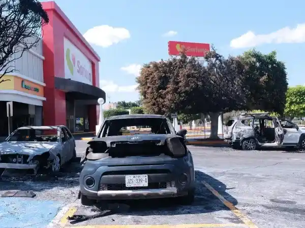 vehiculos calcinados en mexico