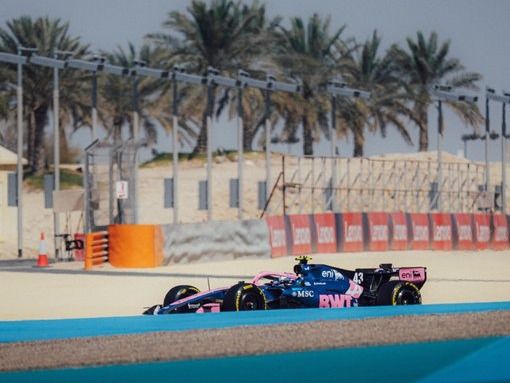 Muy buen rendimiento de Colapinto en la doble jornada en Barhein cerrando la pretemporada. Foto:Alpine