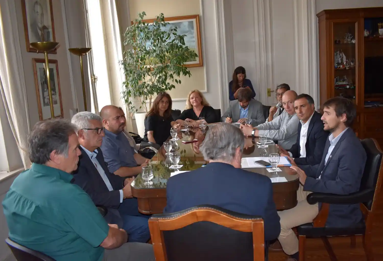 Acordaron el traspaso de la obra del Jardín de La Movediza a manos del Municipio 