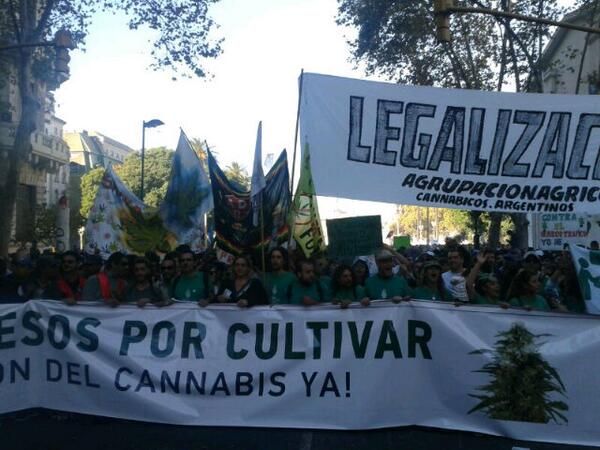 Marchas a favor de la despenalización de la marihuana