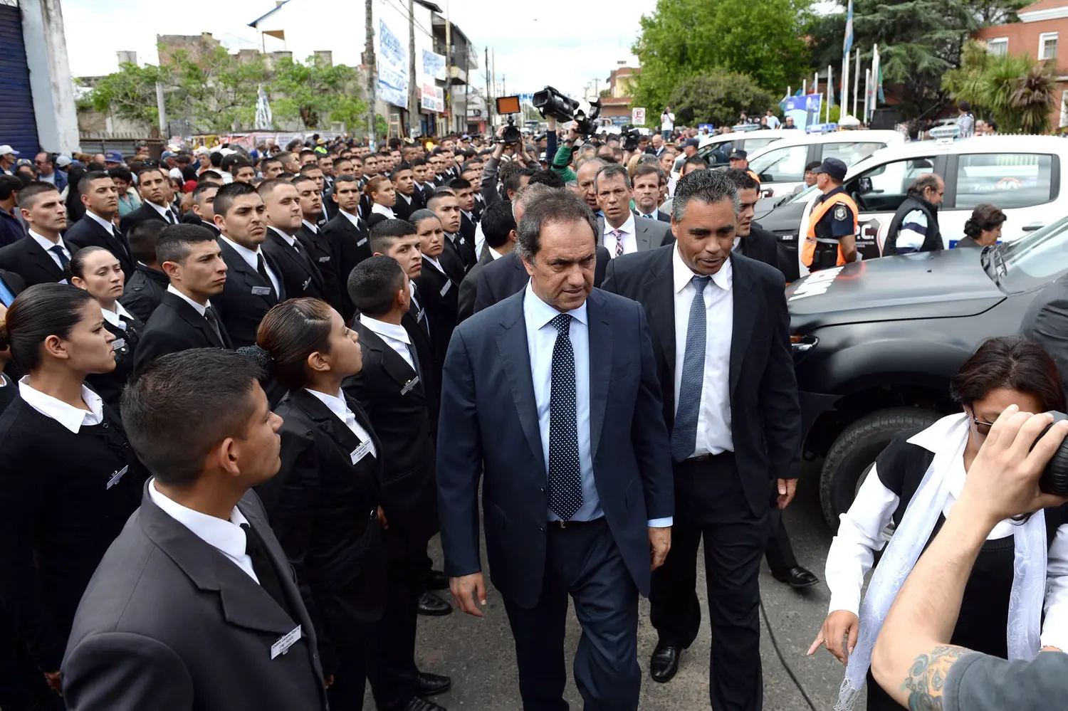 Scioli entregó 12 patrulleros para José C. Paz