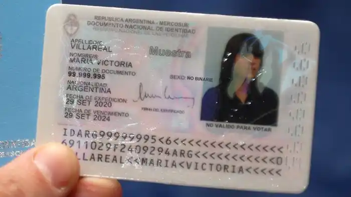 La aplicación Mi Argentina  incorporó la opción de identidad no binaria �SX⬝