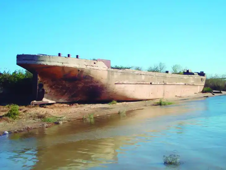 Los ‘barcos de piedra’ y el proyecto que no fue
