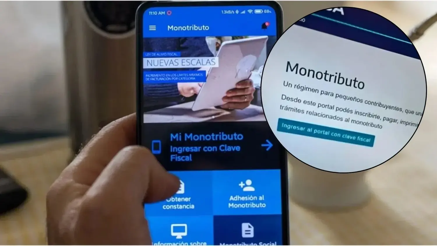 La actualización de las escalas del Monotributo llegaron con un aumento del 16,8 %.