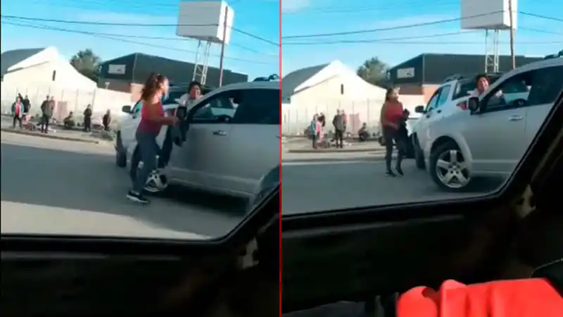 Dos mujeres chocaron y reaccionaron de la peor manera: discutieron y una atropelló a la otra