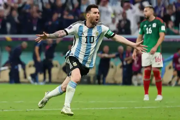 Con un golazo de Messi y otro de Fernández, Argentina le ganó a México