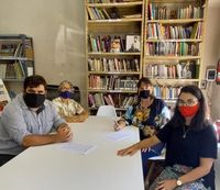 La Biblioteca Sarmiento y la Defensoría coordinarán acciones conjuntas en Villa Italia 