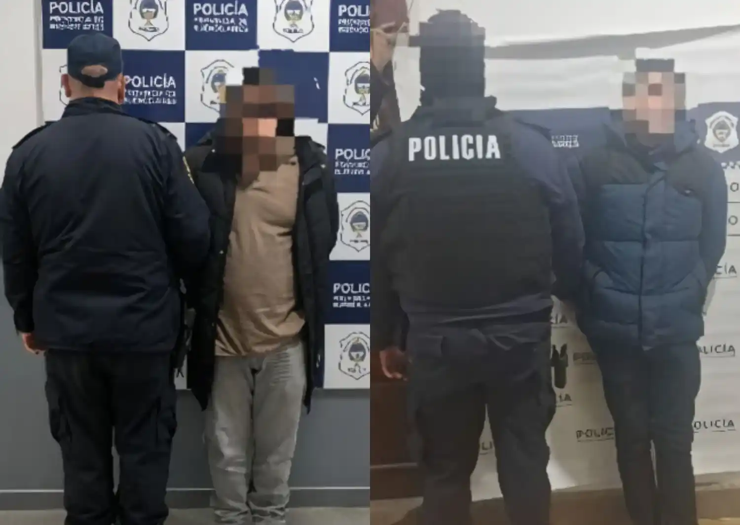Los dos sujetos fueron trasladados a la Comisaría.
