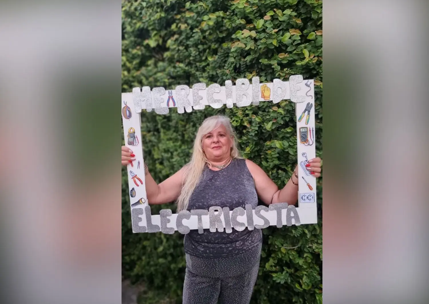 ¡Alicia Luján Torino se recibió de electricista!