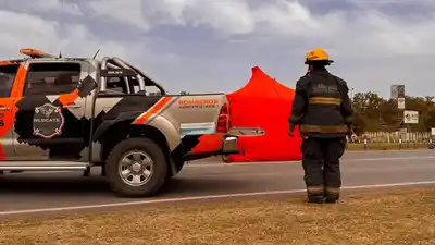 Tragedia vial en Ruta E52: falleció ciclista en Arroyito