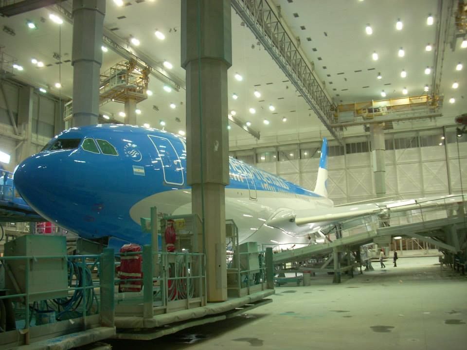 Fotos del nuevo Airbus A330-200 LV-FVH de Aerolíneas Argentinas