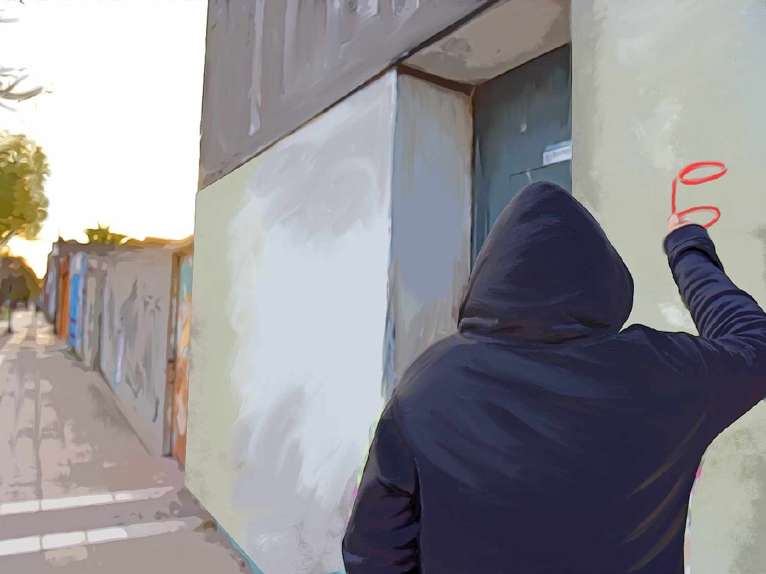 ¿Código para robar?: denunciaron marcas extrañas en los frentes de las casas