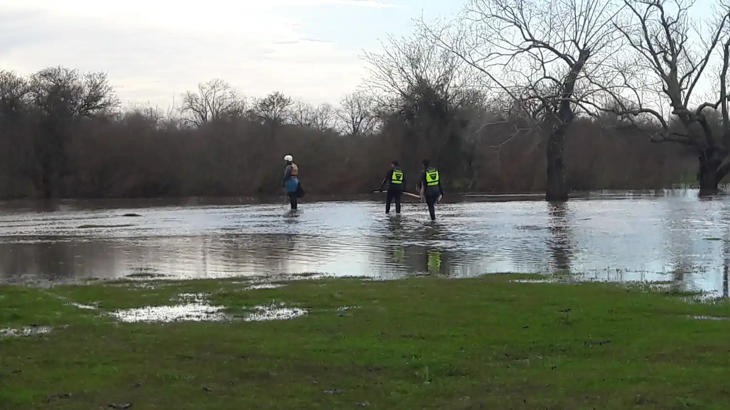 Hallaron el cuerpo del puestero que había caído al arroyo Chañar el viernes