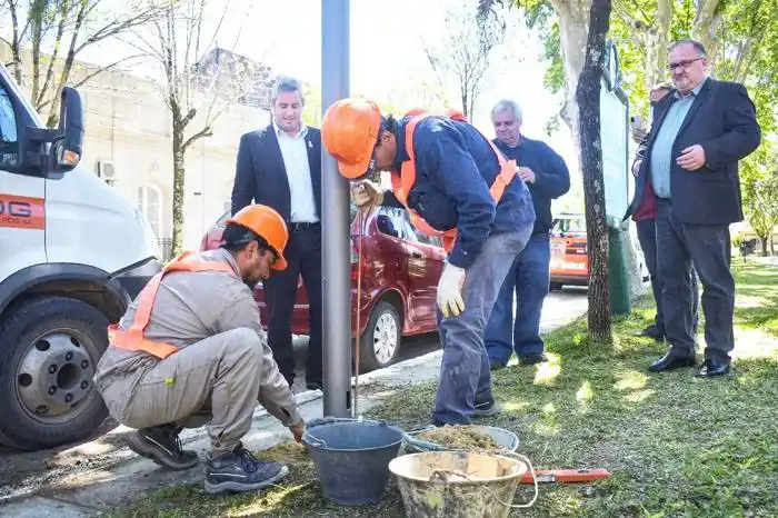 CAFESG tiene un 60 % de  avance en la iluminación  de calles céntricas de Colón