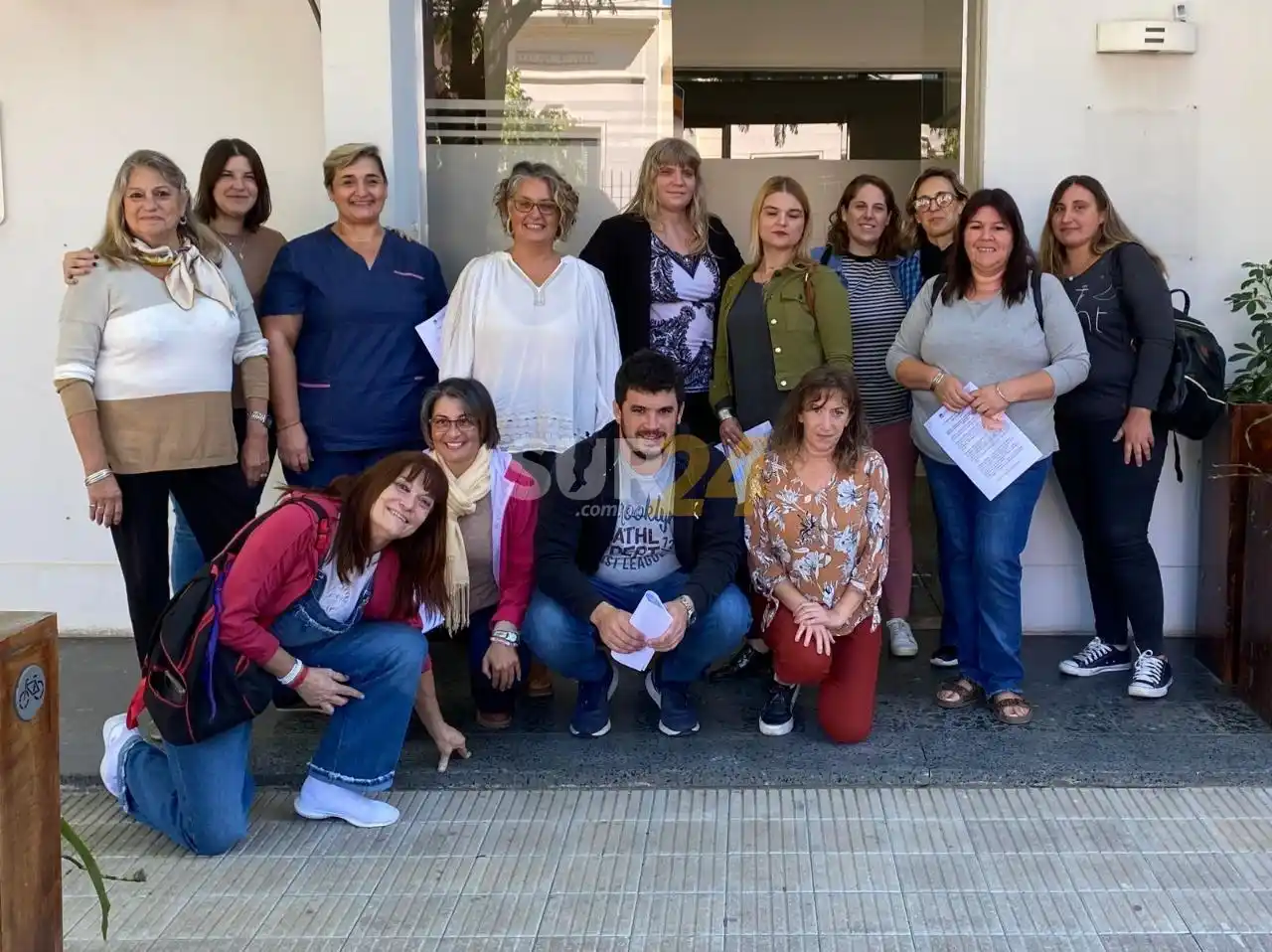 Encuentro del intendente con becadas de la formación Doulas