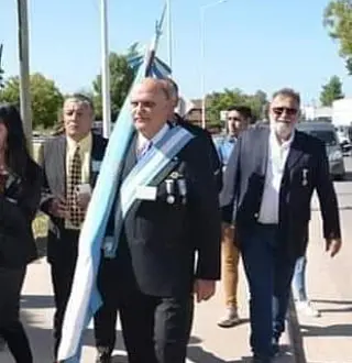 Malvinas: familiares saludan a Víctor Hugo Ríos