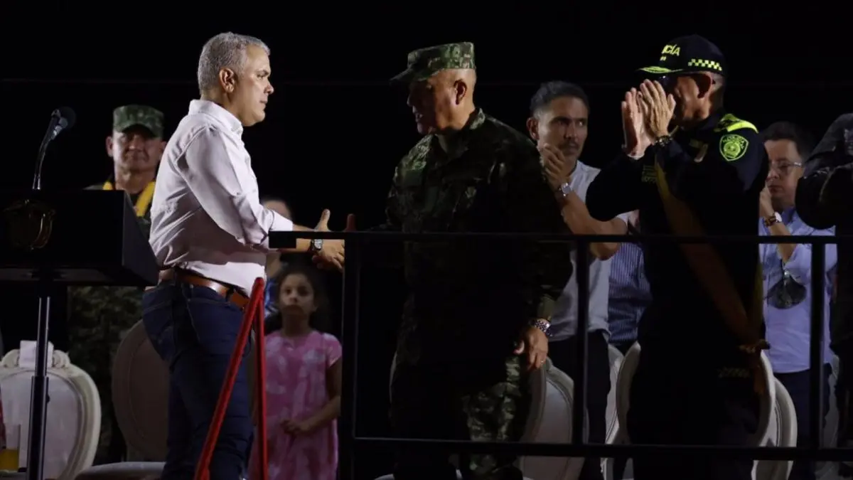 IVÁN DUQUE SE DESPIDE DEL EJÉRCITO DE COLOMBIA: “Estas fuerzas armadas nunca serán sumisas ni complacientes”