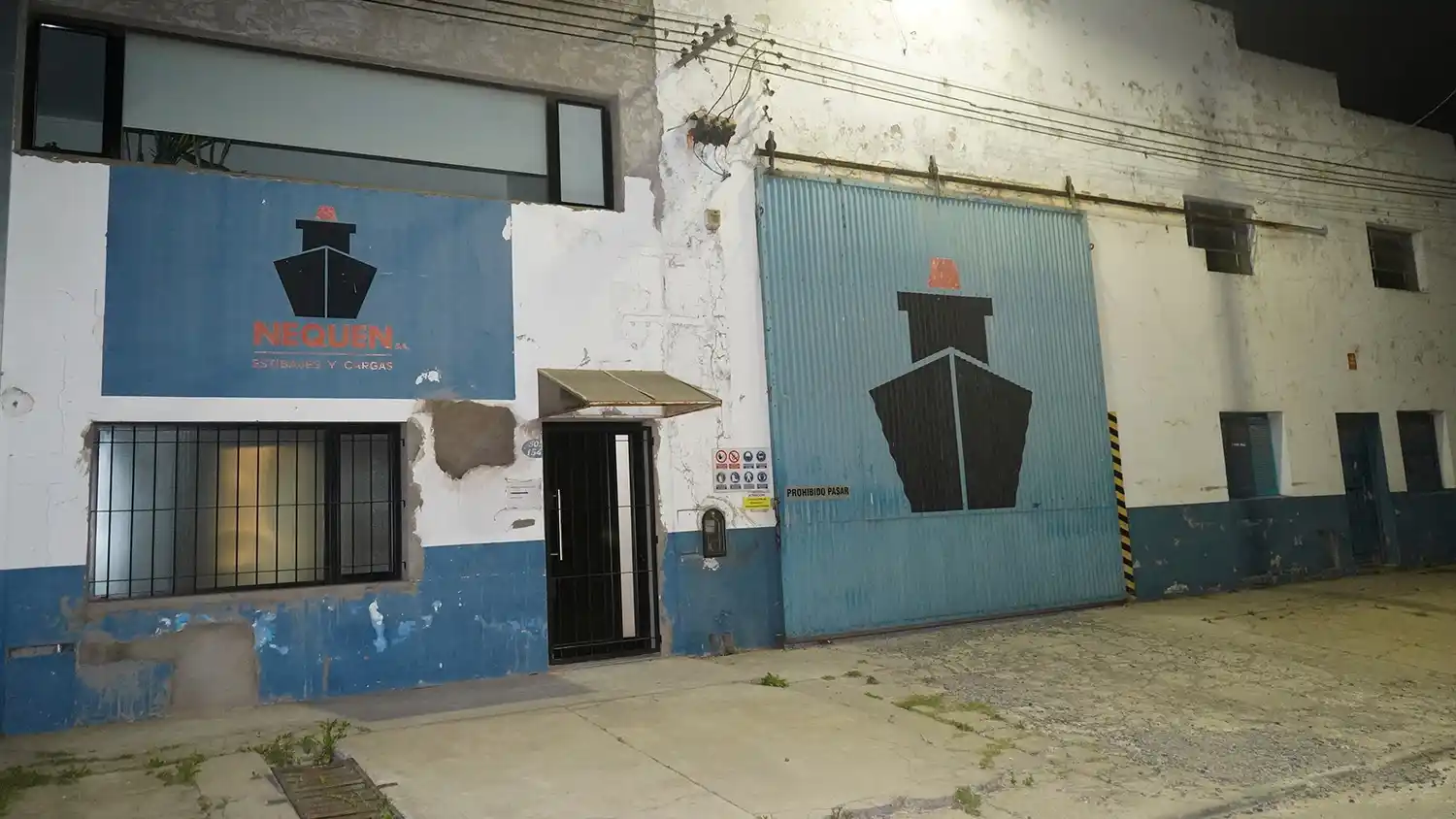 Sede. De la firma comercial en calle 505 al 1500, de la zona del barrio Puerto Quequén