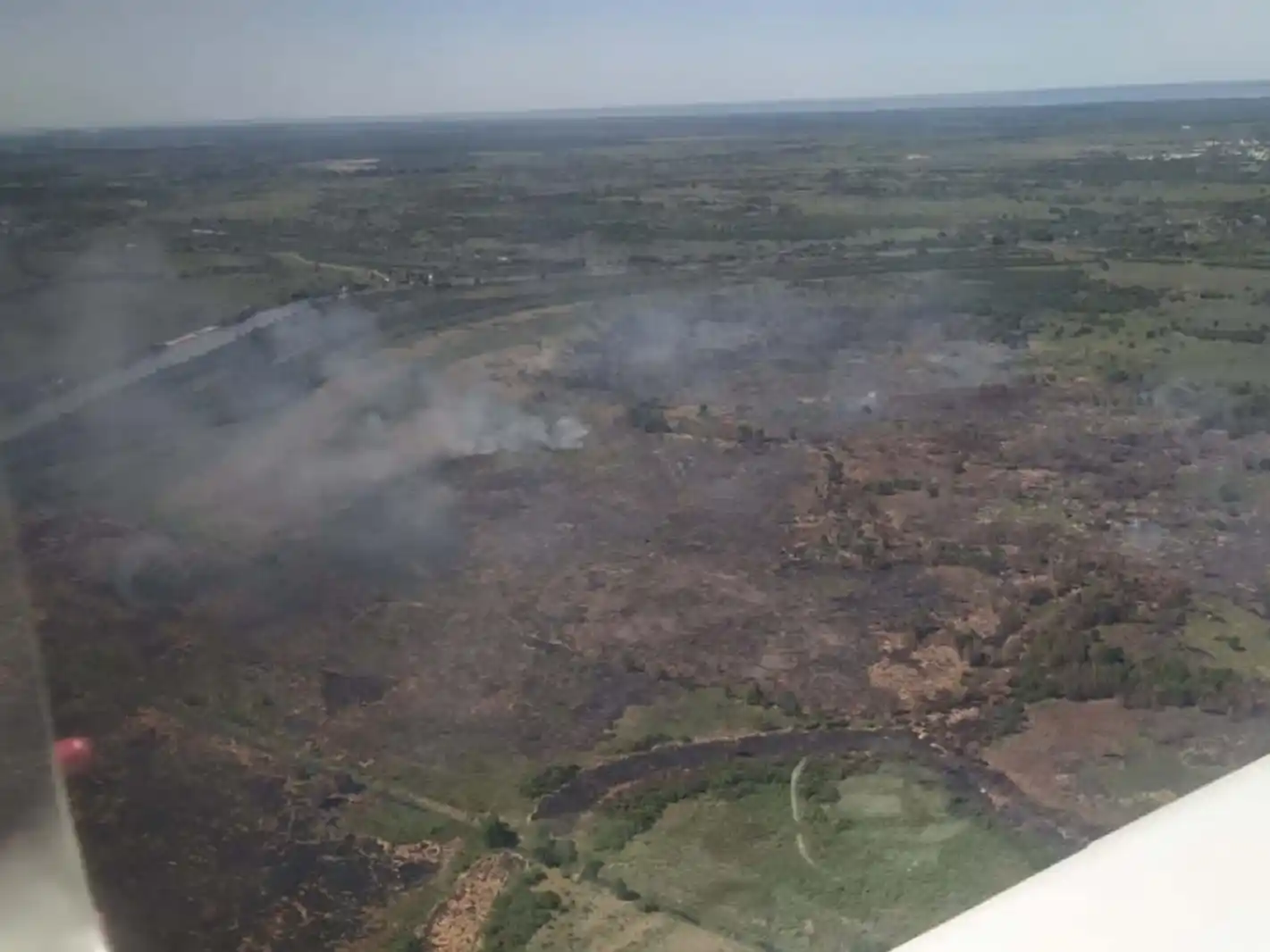 Alerta roja por riesgo extremo de incendios en la provincia