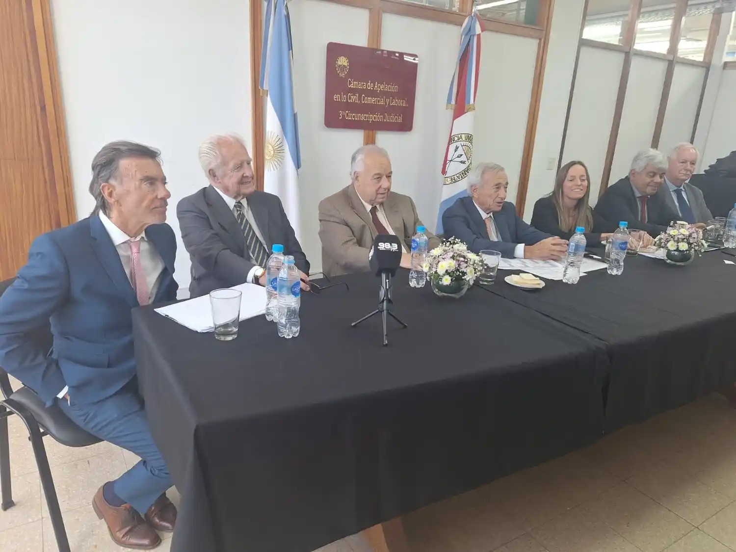 Los miembros del máximo tribunal provincial desembarcaron en el sur-sur. Foto: Sur24