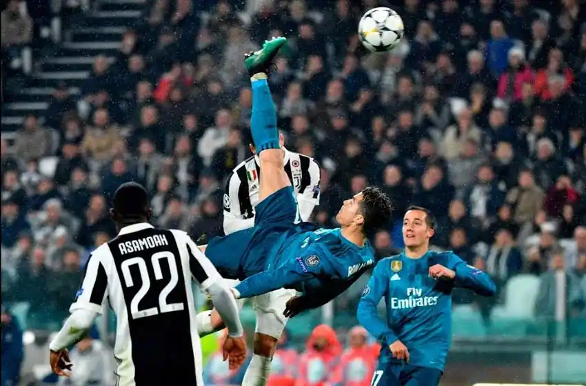 El golazo de Cristiano a su actual club, el mejor de UEFA