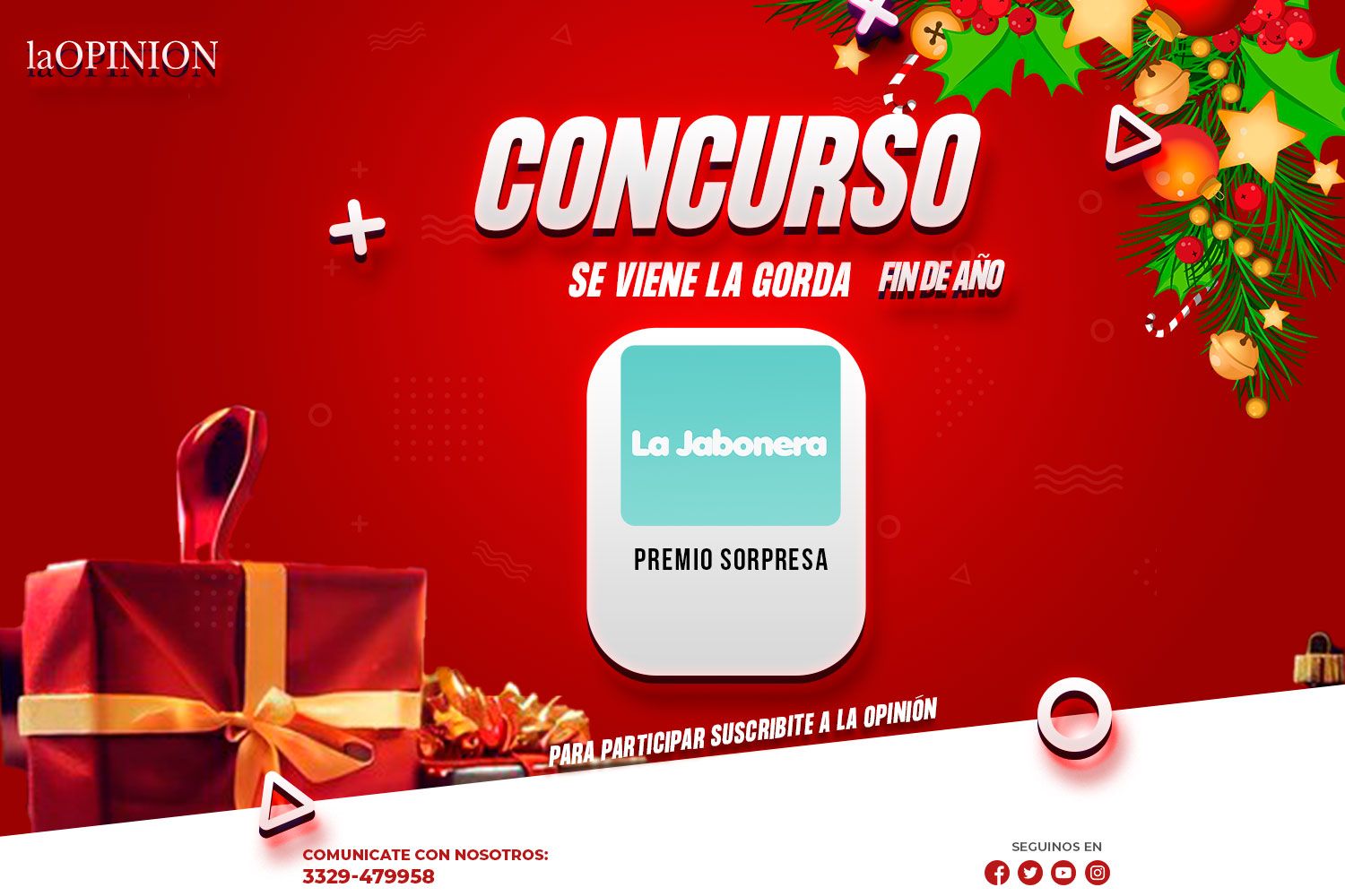 La Jabonera tiene un premio sorpresa para los socios y suscriptores de La Opinión.