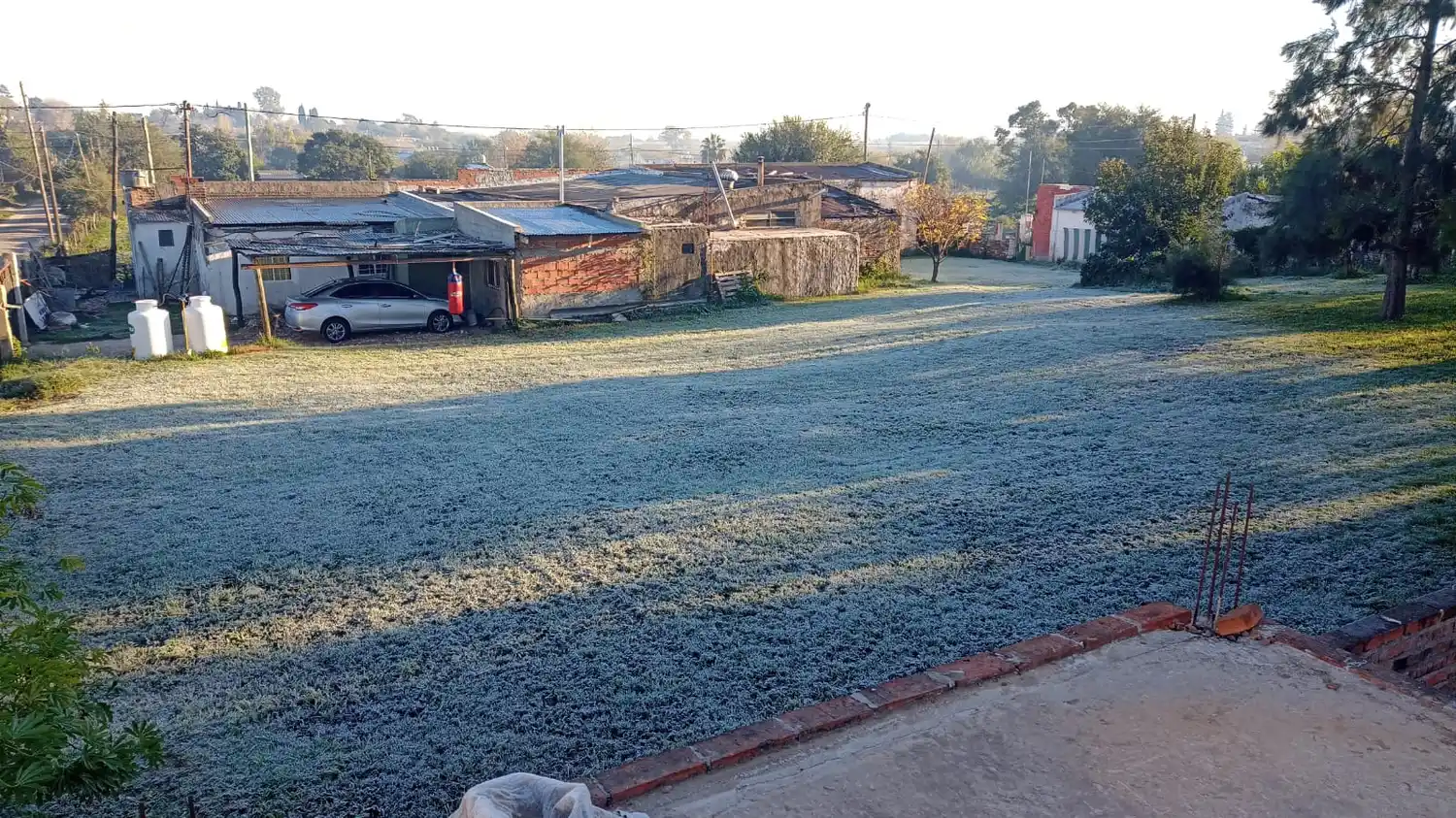 Mañana helada en Victoria