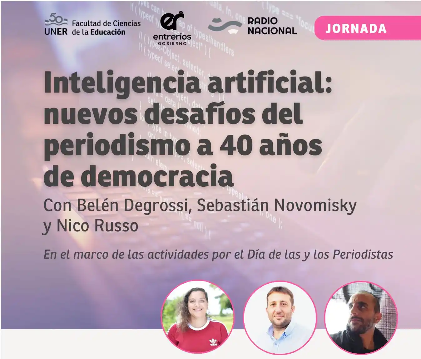 Jornada sobre inteligencia artificial y periodismo, a 40 años de democracia