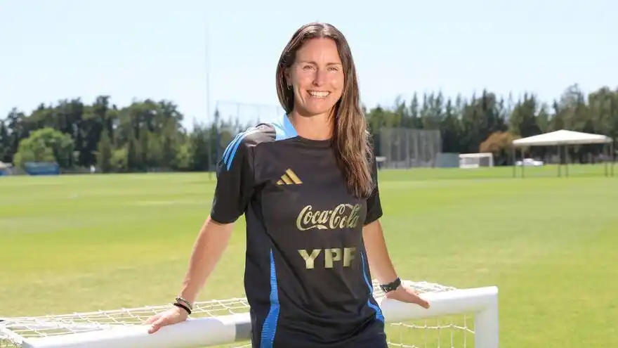 Clarisa Huber, entrenadora de la sub 20 femenina.