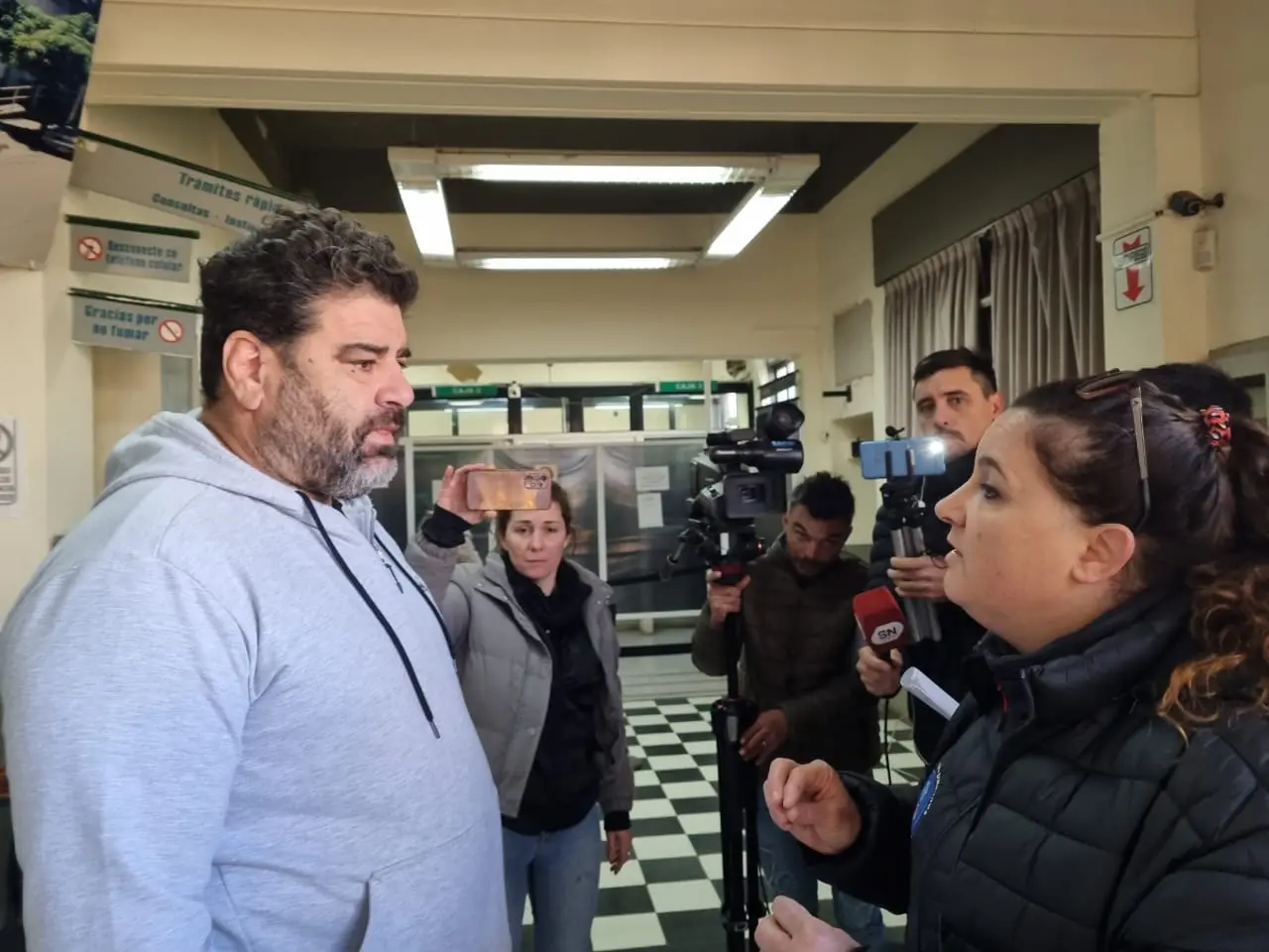 Ricardo Montesino, vicepresidente de Coopser, dialogó con los integrantes de la lista Verde.