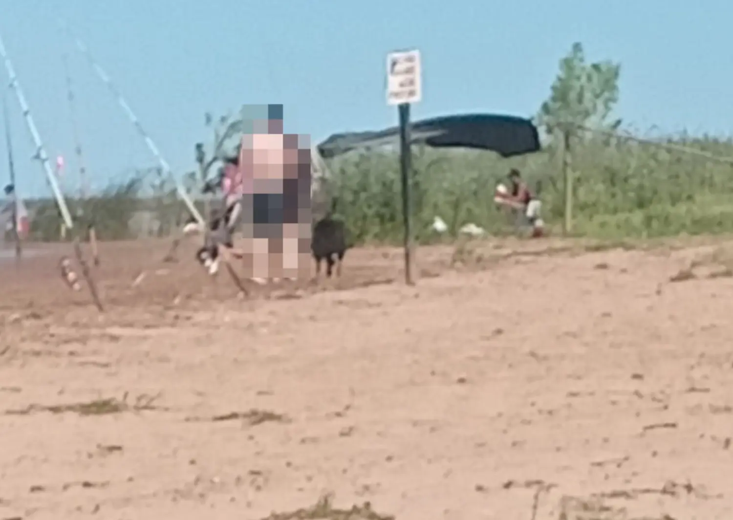 Playa de Vuelta de Obligado: "Lejos de ser lo que promocionan"