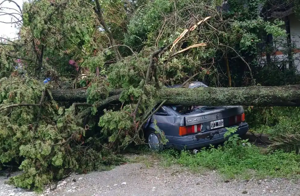 Anisacate sufrió un nuevo temporal (Foto: La Voz)
