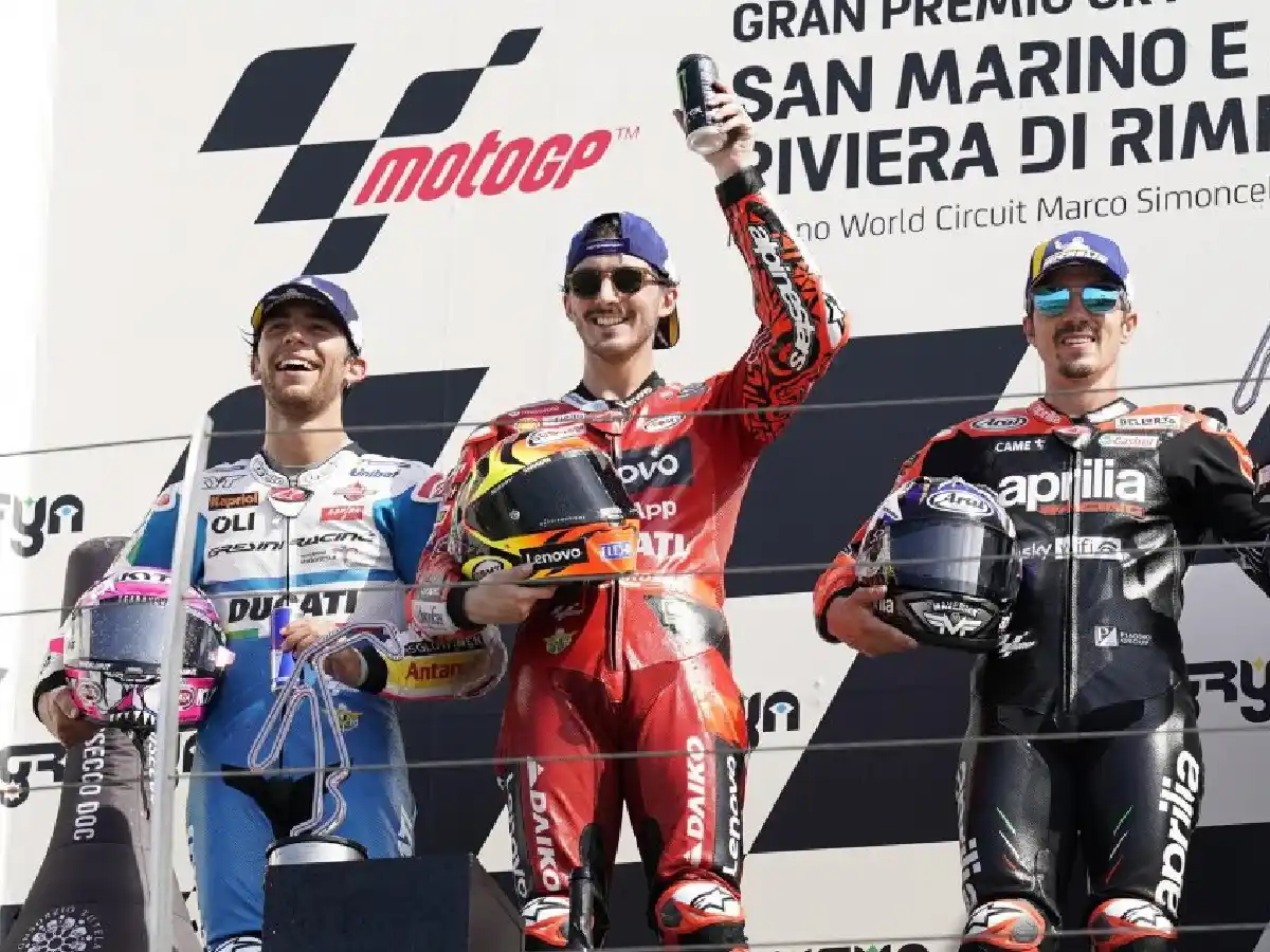 Bagnaia se impuso en un apasionante final en San Marino
