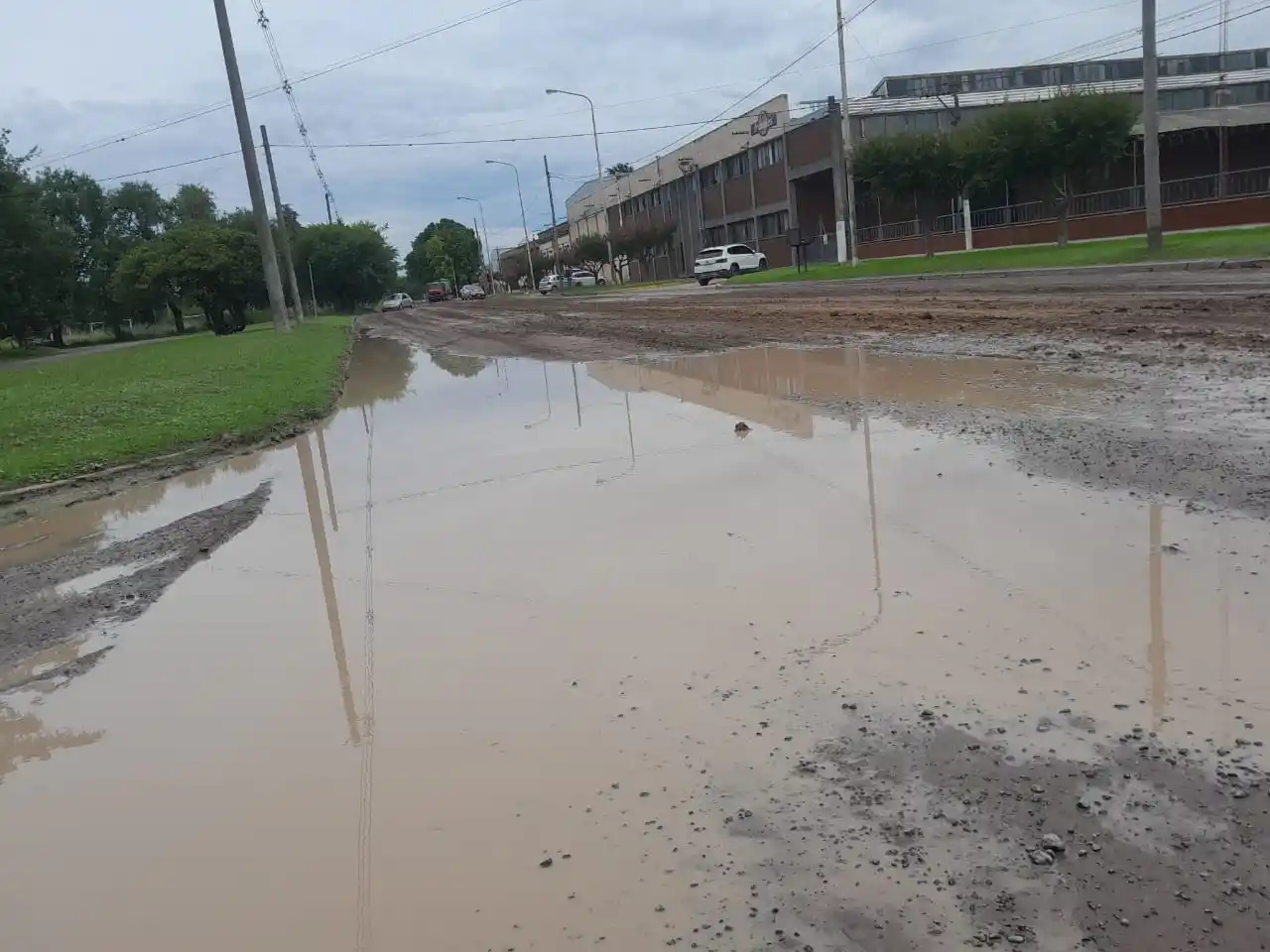 Zanúccoli y Av. Kennedy: “Así está en estos momentos”