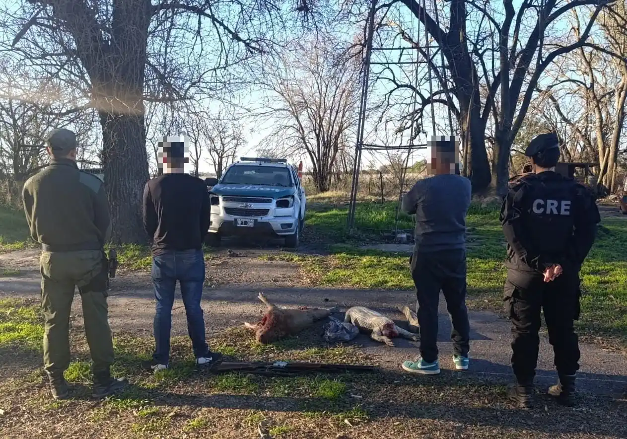 los cuerpos sin vida de un carpincho y un yacaré - 2