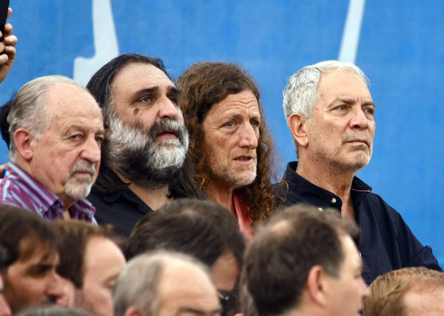Apoyo a Kicillof. Roberto Baradel en el acto por el día de Lealtad, días atrás en Berisso, organizado por el gobernador de la Provincia.