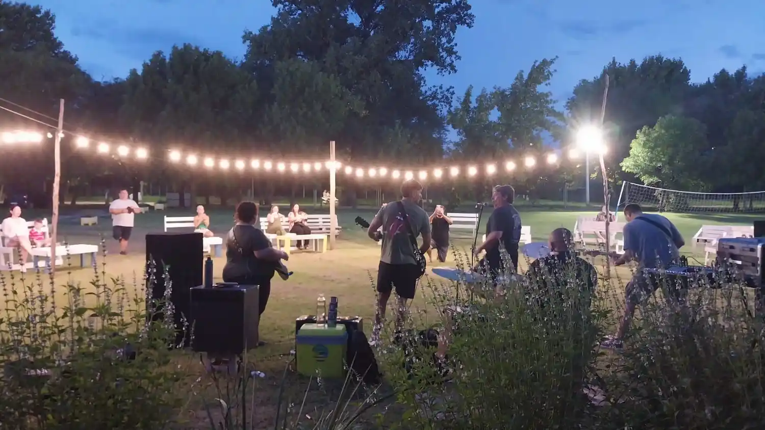 Música en vivo en el programa Creer.