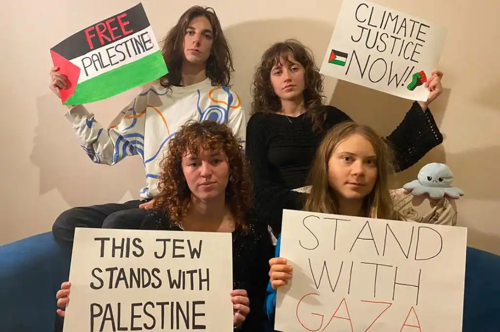 "El mundo debe alzar la voz y pedir un alto el fuego inmediato" sostuvo la activista sueca.